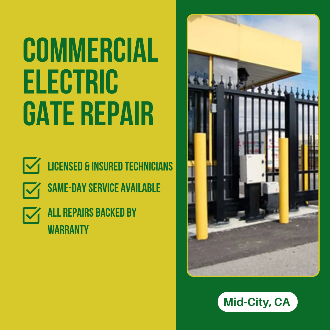 commercial electric gate repair